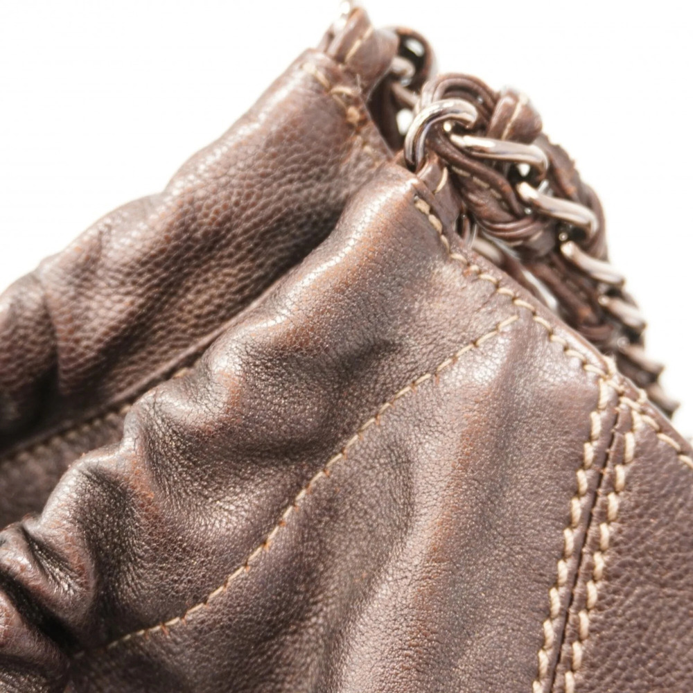 CHANEL Brown Leather Tote Bag - Picture 7 of 9
